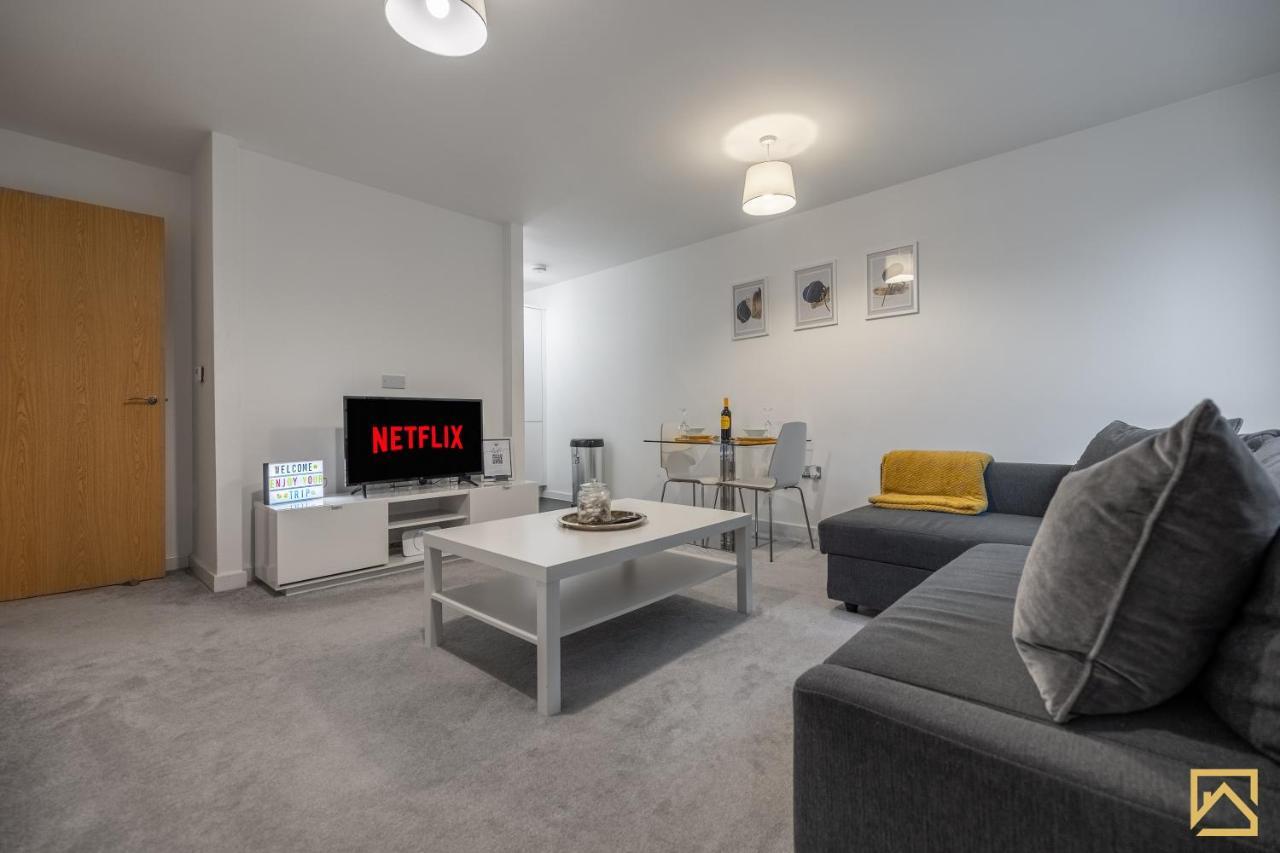 Modern 1 Bed In Central Mk, Free Parking, Smart Tv, Manhattan House By Valore Property Services ميلتون كينيز المظهر الخارجي الصورة